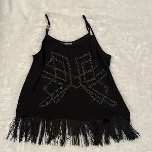 Express lotus flower cami. Gently worn. Adjustable straps!